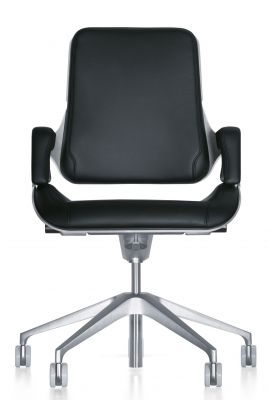 Silver SV10P Office Swivel Chair Medium Height Interstuhl